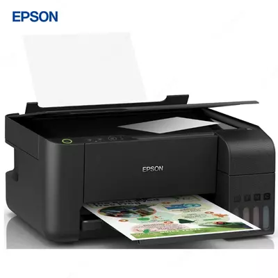 Струйный принтер Epson L3100, цветной, A4, USB, черный