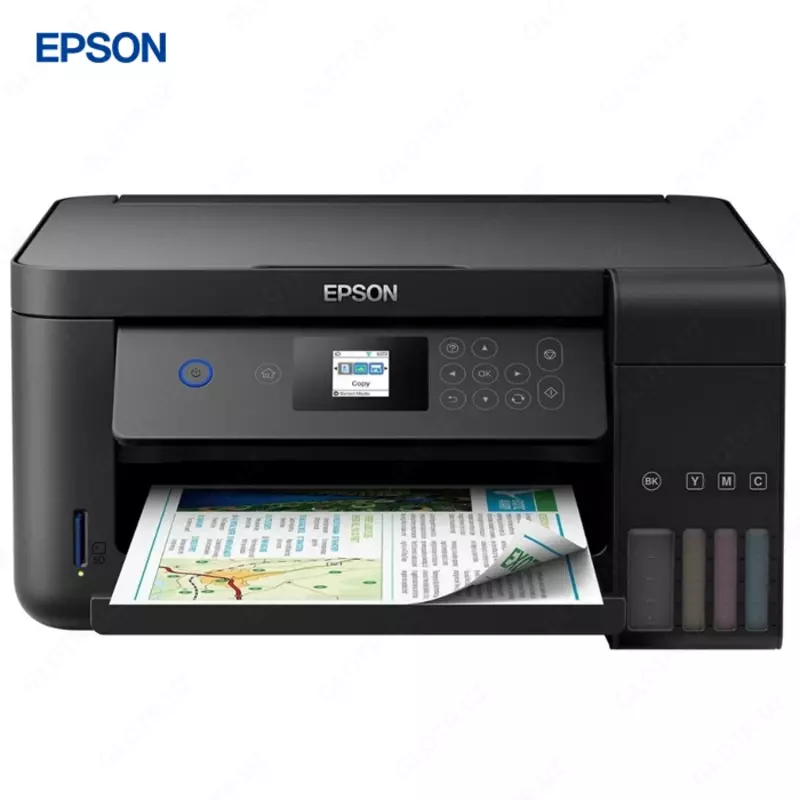 Струйный принтер Epson L4160, цветной, A4, USB, Wi-Fi, черный