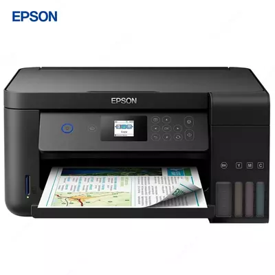 Струйный принтер Epson L4160, цветной, A4, USB, Wi-Fi, черный