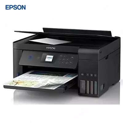 Струйный принтер Epson L4260, цветной, A4, AirPrint, USB, Wi-Fi, черный