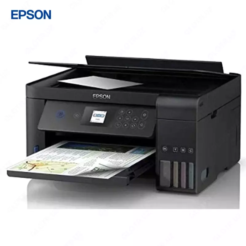 Струйный принтер Epson L4260, цветной, A4, AirPrint, USB, Wi-Fi, черный