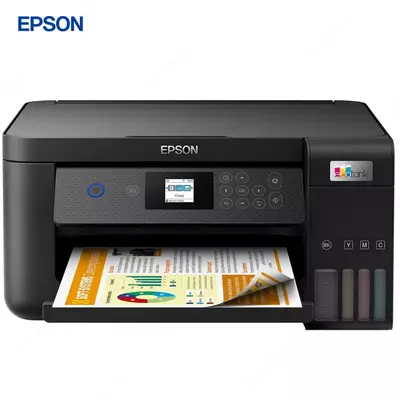 Струйный принтер Epson L4260, цветной, A4, AirPrint, USB, Wi-Fi, черный