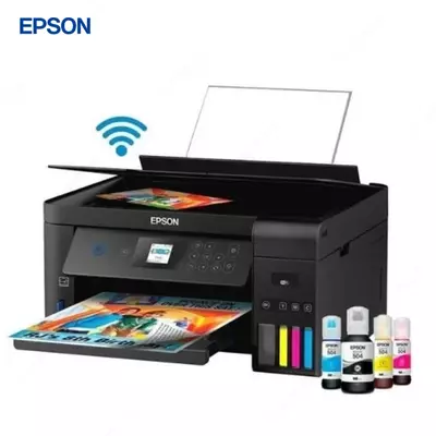 Струйный принтер Epson L4260, цветной, A4, AirPrint, USB, Wi-Fi, черный