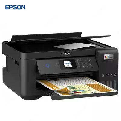 Струйный принтер Epson L4260, цветной, A4, AirPrint, USB, Wi-Fi, черный