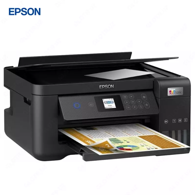 Струйный принтер Epson L4260, цветной, A4, AirPrint, USB, Wi-Fi, черный