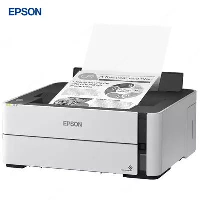 Струйный принтер Epson EcoTank ET-M1180, черный/белый, A4, Bluetooth, Ethernet (RJ-45), USB, Wi-Fi, черный