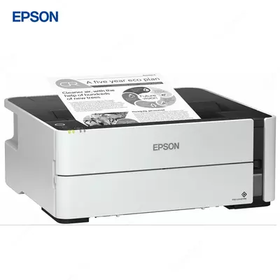 Струйный принтер Epson EcoTank ET-M1180, черный/белый, A4, Bluetooth, Ethernet (RJ-45), USB, Wi-Fi, черный