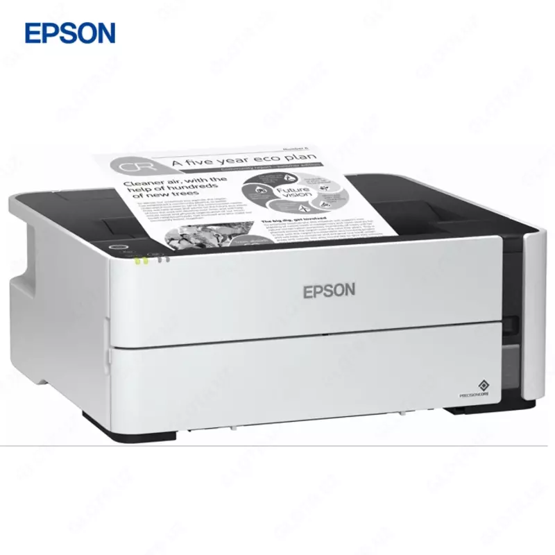 Струйный принтер Epson EcoTank ET-M1180, черный/белый, A4, Bluetooth, Ethernet (RJ-45), USB, Wi-Fi, черный