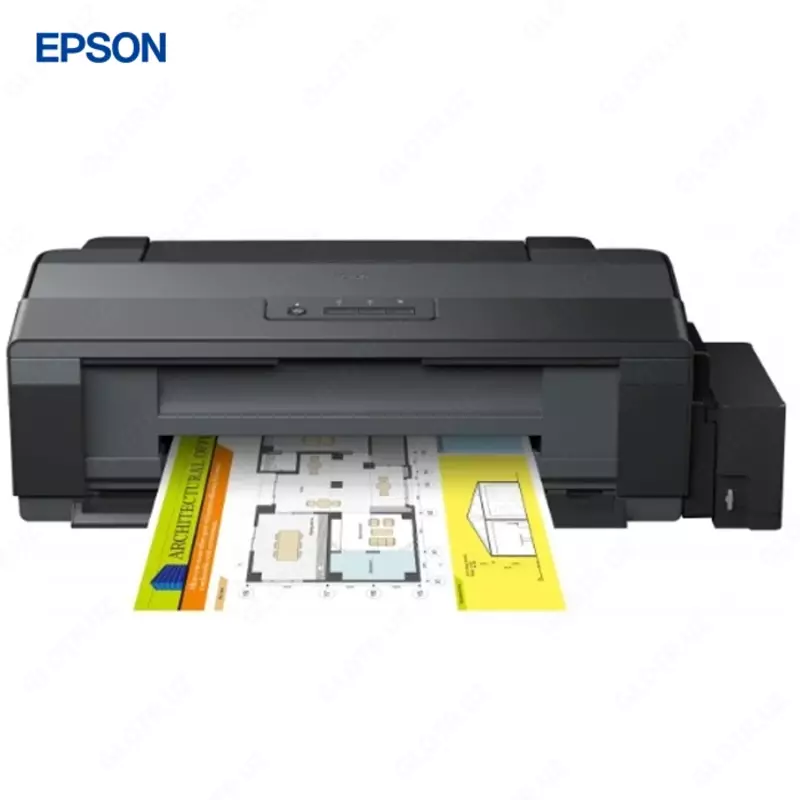 Струйный принтер Epson L1300, цветная, A3+, USB, 15 стр/мин (цветн. А4), черный
