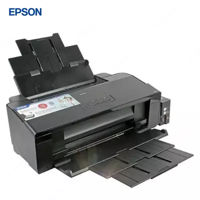 Струйный принтер Epson L1800, цветная, A3+, USB, 15 стр/мин (цветн. А4), черный