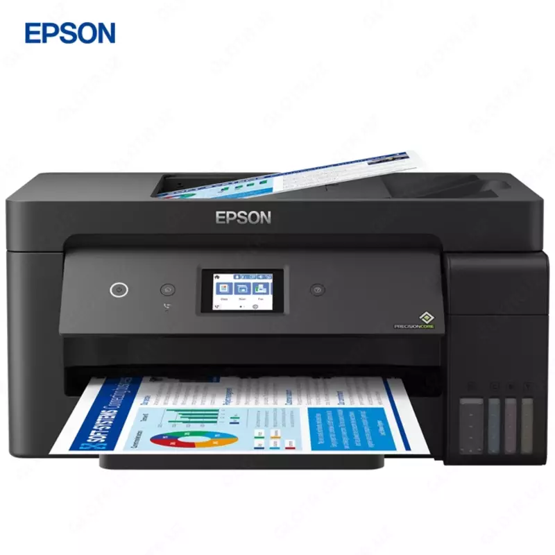 Струйный принтер Epson L14150, цветная, A3+, USB, 15 стр/мин (цветн. А4),Ethernet (RJ-45), Wi-Fi, черный