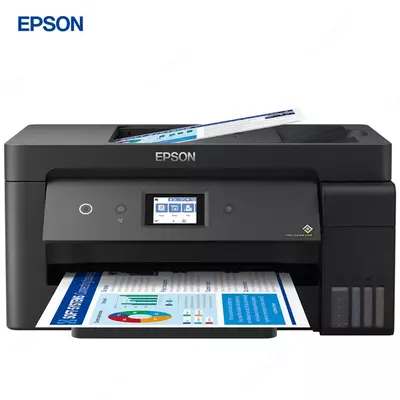 Струйный принтер Epson L14150, цветная, A3+, USB, 15 стр/мин (цветн. А4),Ethernet (RJ-45), Wi-Fi, черный