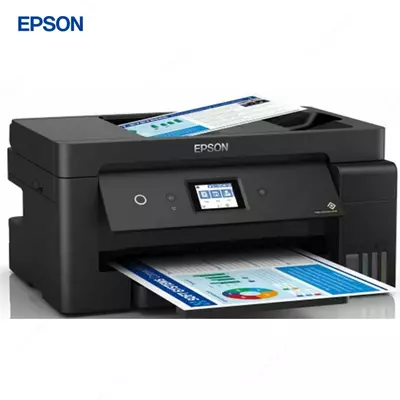 Струйный принтер Epson L14150, цветная, A3+, USB, 15 стр/мин (цветн. А4),Ethernet (RJ-45), Wi-Fi, черный