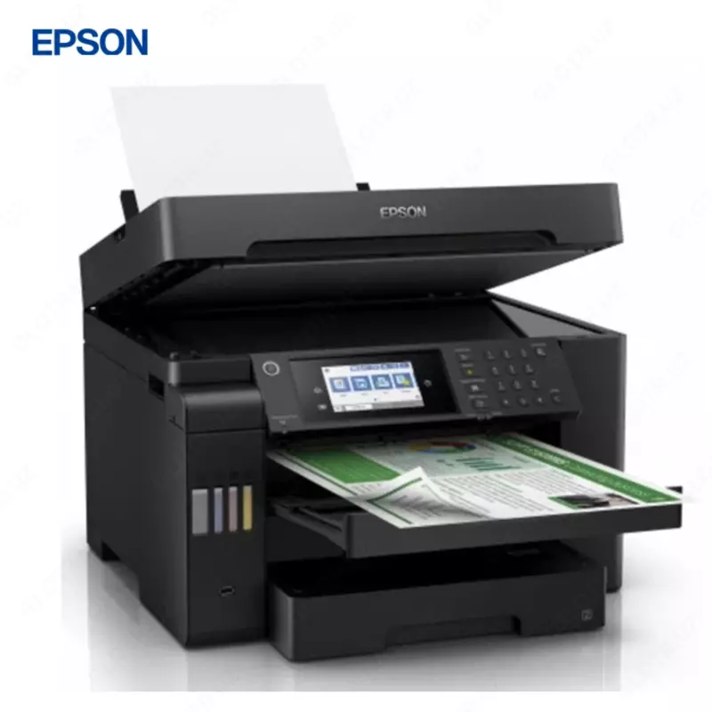 Струйный принтер Epson L14150, цветная, A3+, USB, 15 стр/мин (цветн. А4),Ethernet (RJ-45), Wi-Fi, черный