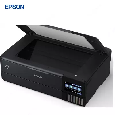 Струйный принтер Epson L8180, цветная, A5, 15 стр/мин (цветн. А4), AirPrint, Ethernet (RJ-45), USB, Wi-Fi, черный