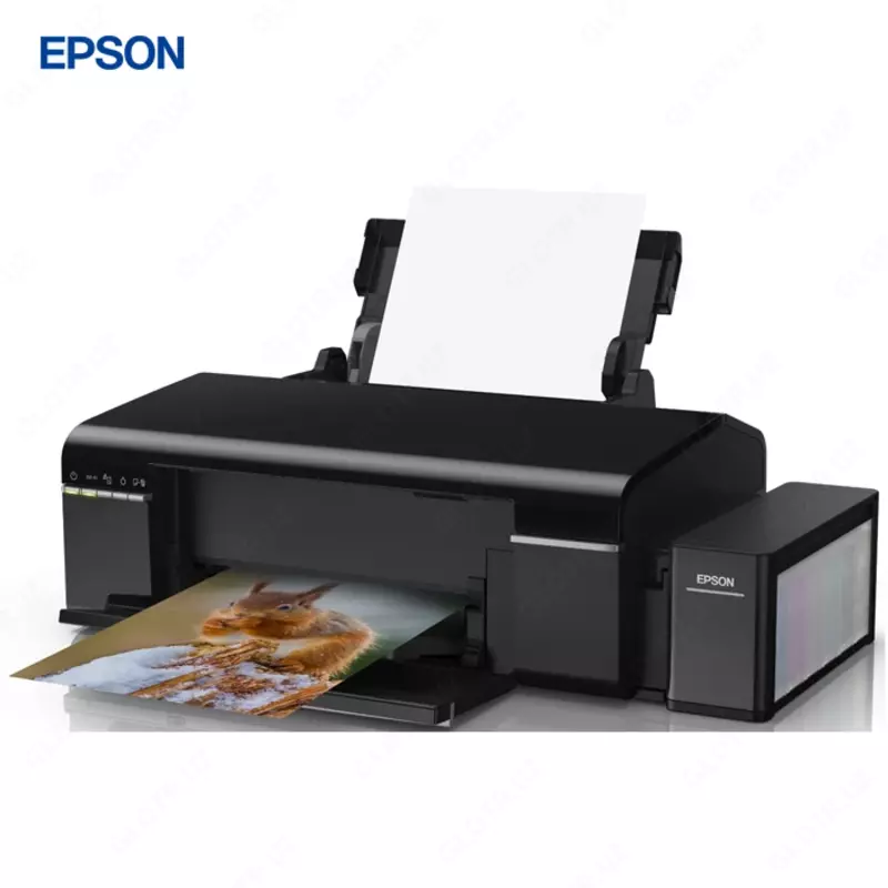 Струйный принтер Epson L805, цветная, A4, 38 стр/мин (цветн. А4), USB, Wi-Fi, черный
