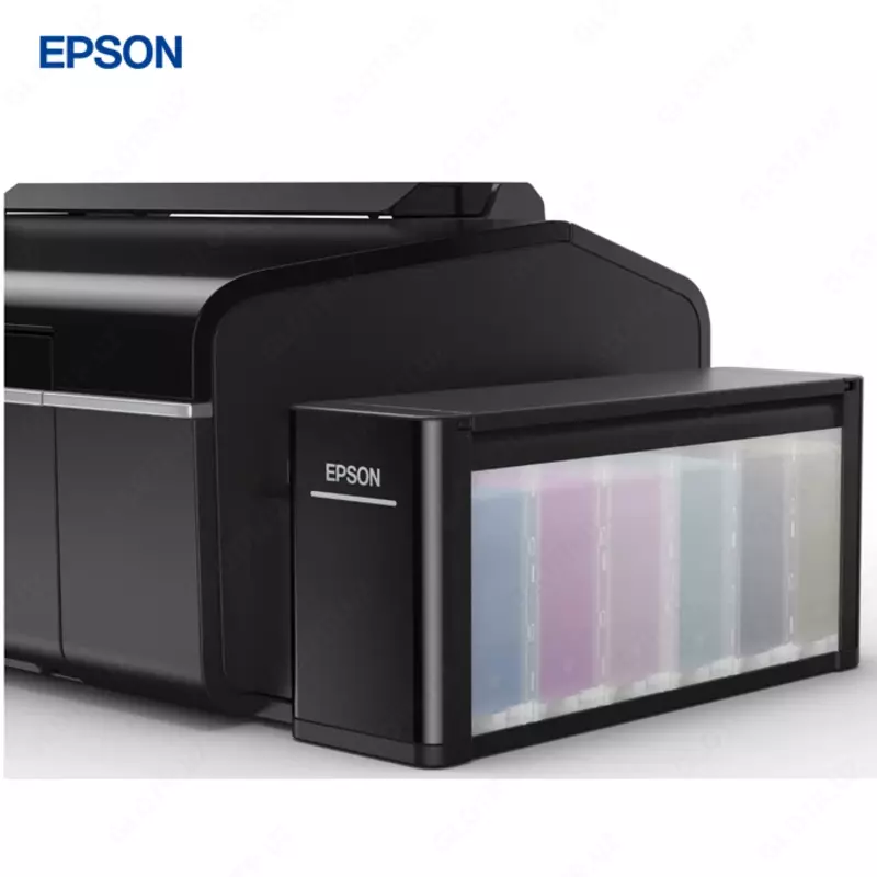 Струйный принтер Epson L805, цветная, A4, 38 стр/мин (цветн. А4), USB, Wi-Fi, черный
