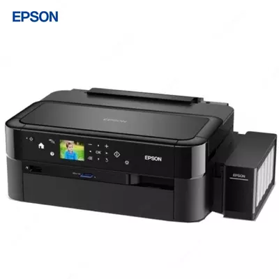 Струйный принтер Epson L810, цветная, A4, 38 стр/мин (цветн. А4), USB, черный