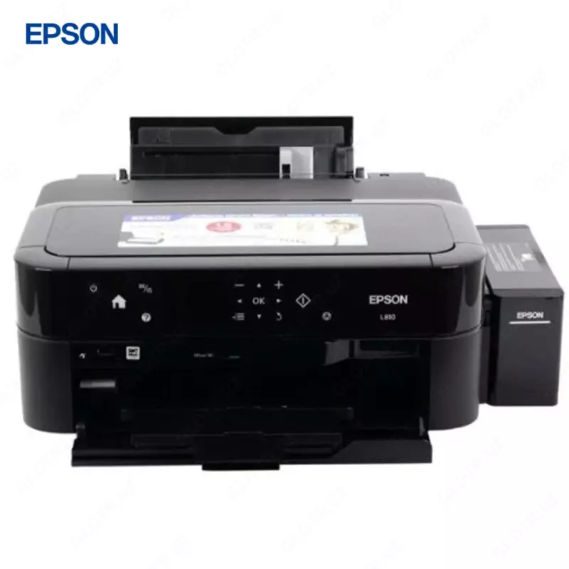 Струйный принтер Epson L810, цветная, A4, 38 стр/мин (цветн. А4), USB, черный