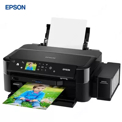 Струйный принтер Epson L810, цветная, A4, 38 стр/мин (цветн. А4), USB, черный
