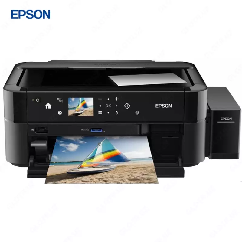 Струйный принтер Epson L850, цветная, A4, 38 стр/мин (цветн. А4), USB, черный