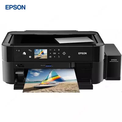 Струйный принтер Epson L850, цветная, A4, 38 стр/мин (цветн. А4), USB, черный