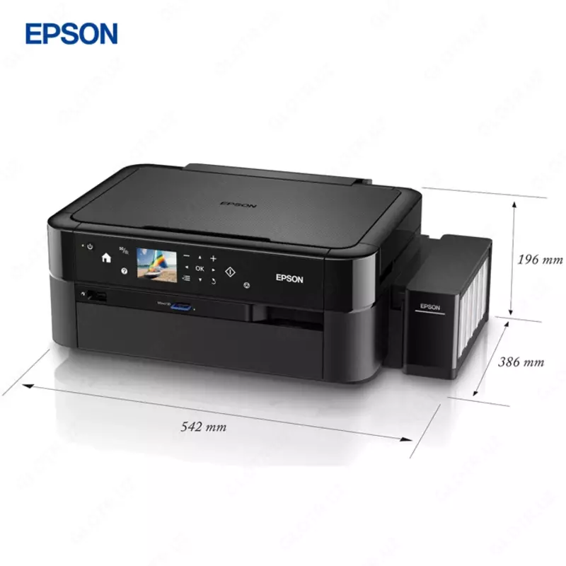 Струйный принтер Epson L850, цветная, A4, 38 стр/мин (цветн. А4), USB, черный