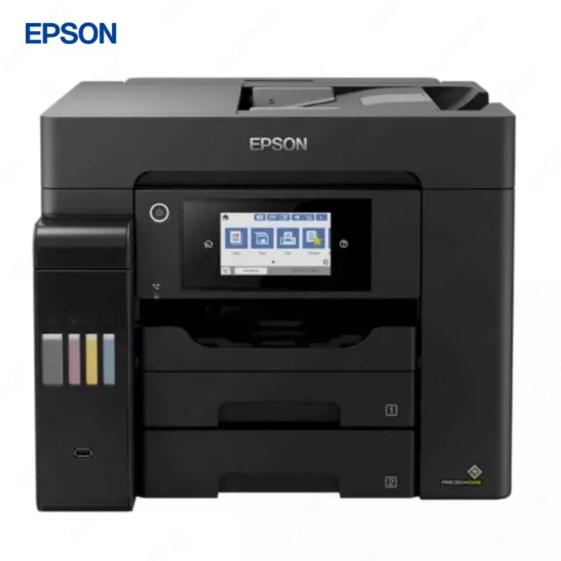 Струйный принтер Epson L6570, цветная, A4, 32 стр/мин (цветн. А4), Ethernet (RJ-45), USB, Wi-Fi, черный