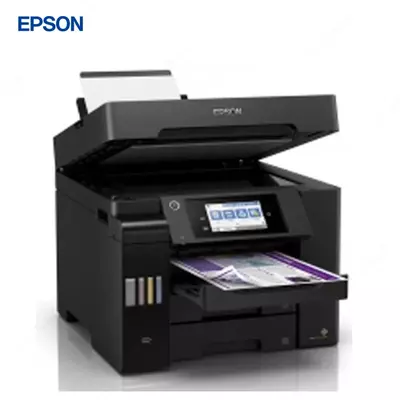 Струйный принтер Epson L6570, цветная, A4, 32 стр/мин (цветн. А4), Ethernet (RJ-45), USB, Wi-Fi, черный