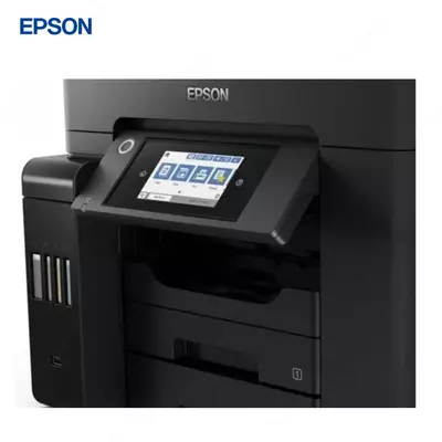 Струйный принтер Epson L6570, цветная, A4, 32 стр/мин (цветн. А4), Ethernet (RJ-45), USB, Wi-Fi, черный
