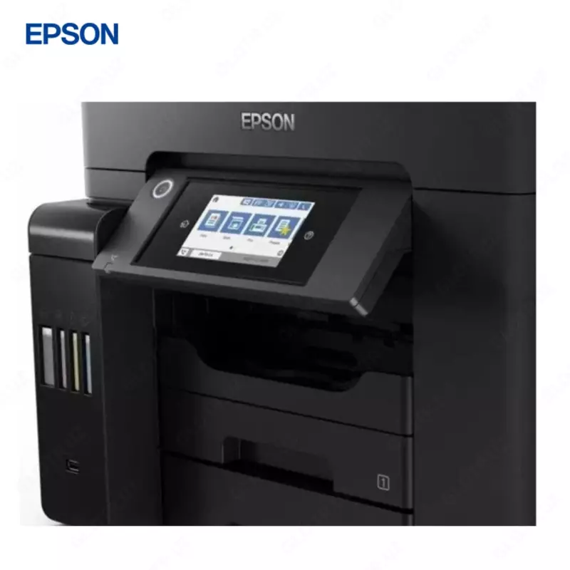 Струйный принтер Epson L6570, цветная, A4, 32 стр/мин (цветн. А4), Ethernet (RJ-45), USB, Wi-Fi, черный