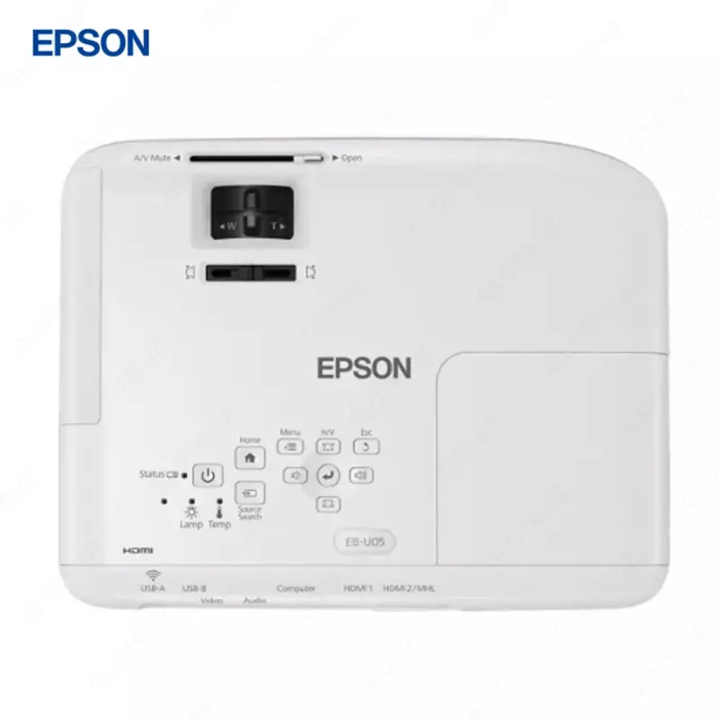 Проектор Epson EB-U05 1920x1200, 15000:1, 3400 лм, LCD, 2.8 кг
