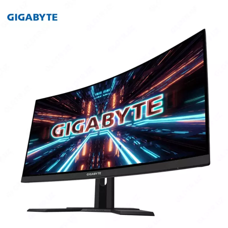 Монитор Gigabyte - 27" G27QC A-EK Curved Gaming Monitor, VA, 165hz, 1mc, QHD (2560x1440) 2K, HDMI, DisplayPort, Speaker, Black