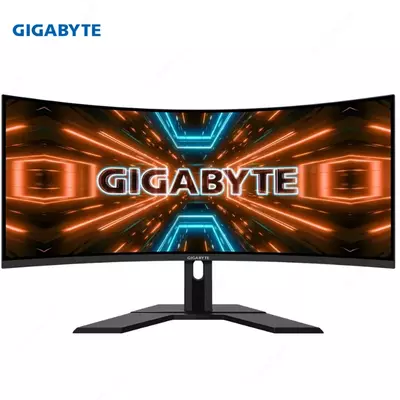 Монитор Gigabyte - 34" G34WQC A-EK Curved Gaming Monitor, VA, 144hz, 1mc, UHD (3440 х 1440), HDMI, DisplayPort, USB, Black