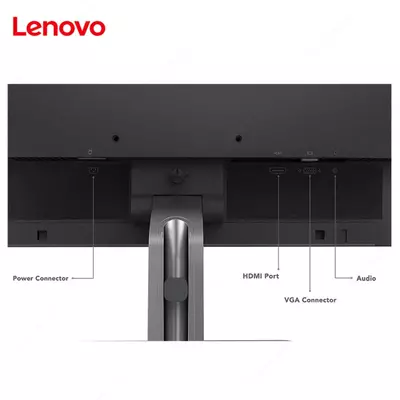 Монитор Lenovo - 24" L24i-30 Monitor, IPS, 4mc, 75Hz, FHD (1920x1080), VGA+HDMI Black