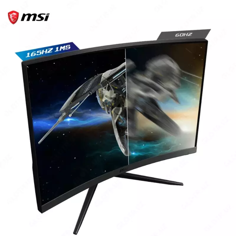 Монитор MSI - 27" Optix G27CQ4 Curved Gaming Monitor, VA, 1mc, 165hz, WQHD (2560x1440), HDMI+DP, Black