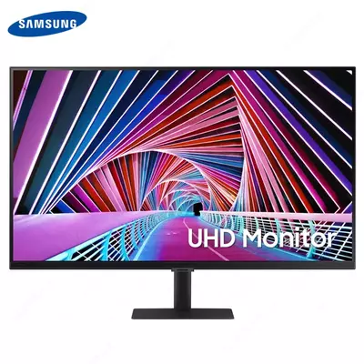 Монитор Samsung - 27" LS27A700NWM Monitor, IPS, 60Hz, 5mc, UHD (3840x2160), HDMI+DP, Black