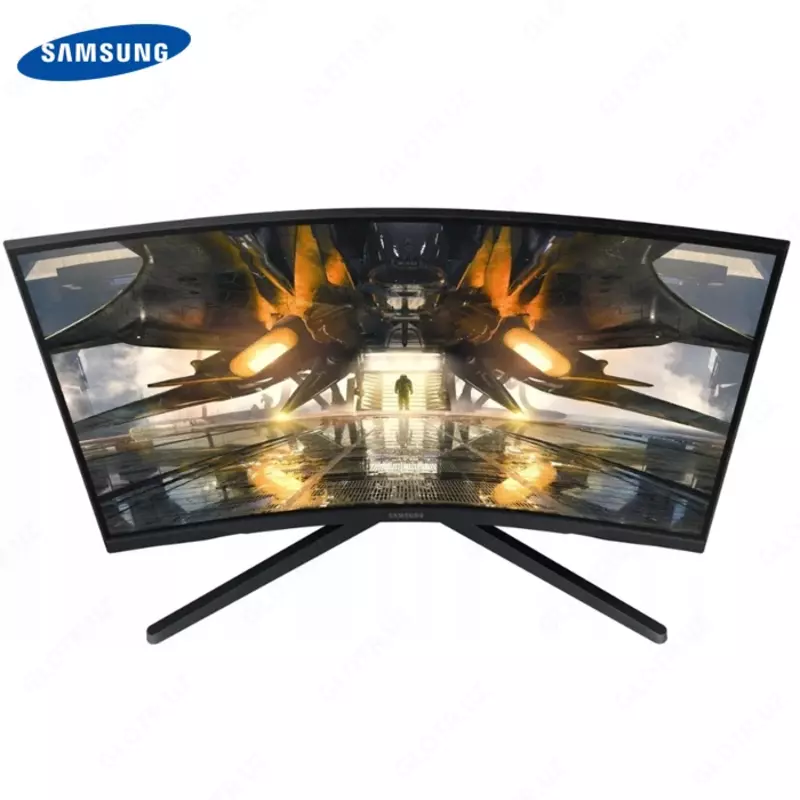 Монитор Samsung - 27" LS27AG550EMXZN Odyssey G5 Curved Gaming Monitor, VA, 165Hz, 1mc, QHD (2560x1440), HDMI+DP, Black