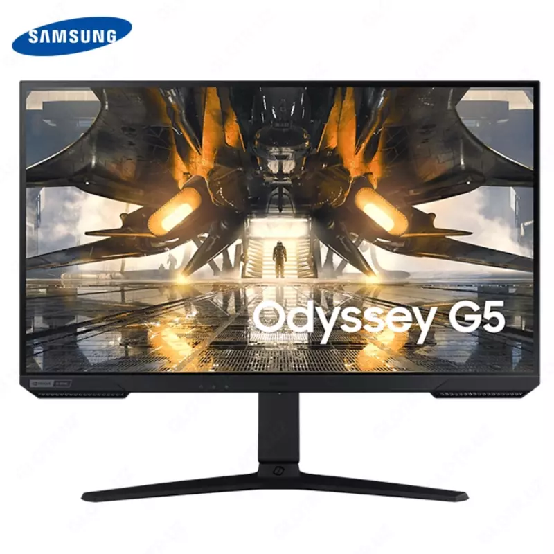 Монитор Samsung - 27" LS27AG500EMXUE Odyssey G5 Gaming Monitor, IPS, 165Hz, 1mc, QHD (2560x1440), HDMI+DP, Black