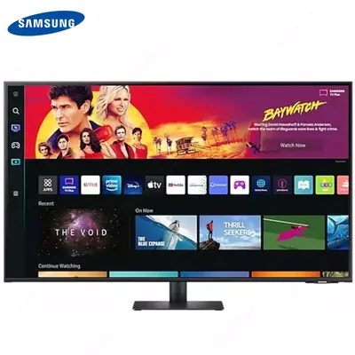 Монитор Samsung - 43" LS43BM700UMXUE Monitor, VA, 60Hz, 5mc, UHD (3840x2160), HDMI+Type C, Black