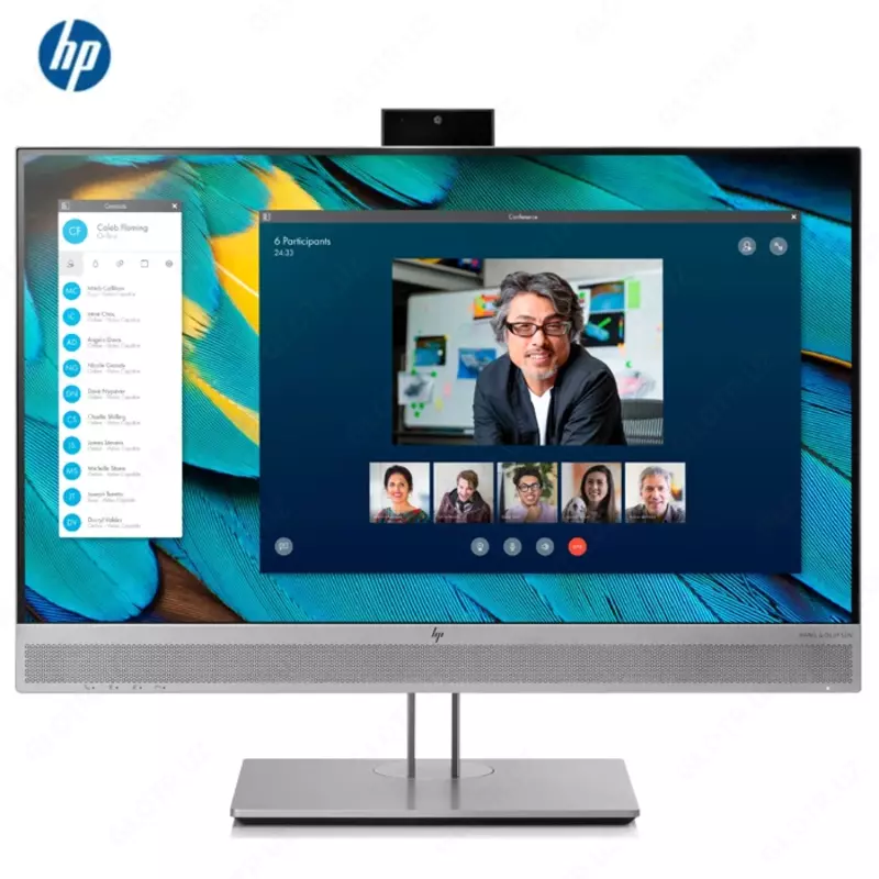 Монитор HP - 24" EliteDisplay E243m Monitor, IPS, HDMI, 5mc, web camera, audio, FHD (1920x1080), Silver