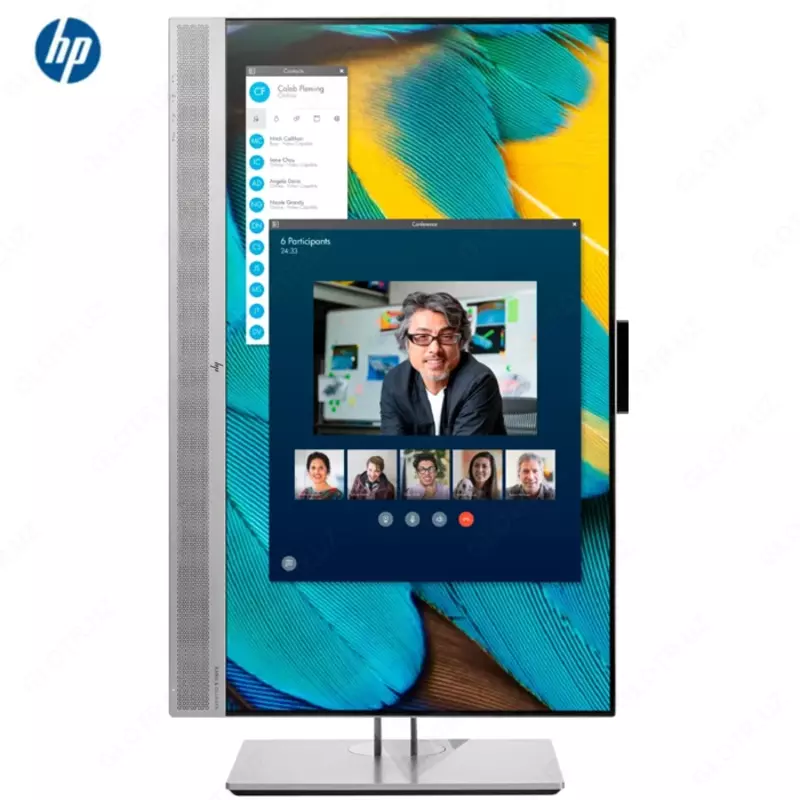 Монитор HP - 27" EliteDisplay E273m Monitor, IPS, HDMI, 5mc, web camera, audio, FHD (1920x1080), Silver