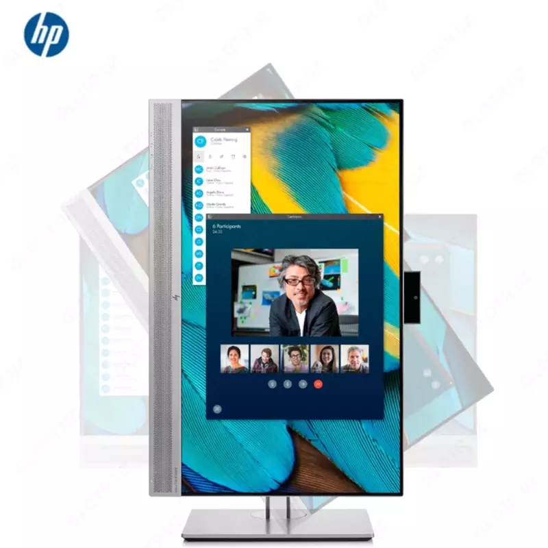 Монитор HP - 27" EliteDisplay E273m Monitor, IPS, HDMI, 5mc, web camera, audio, FHD (1920x1080), Silver