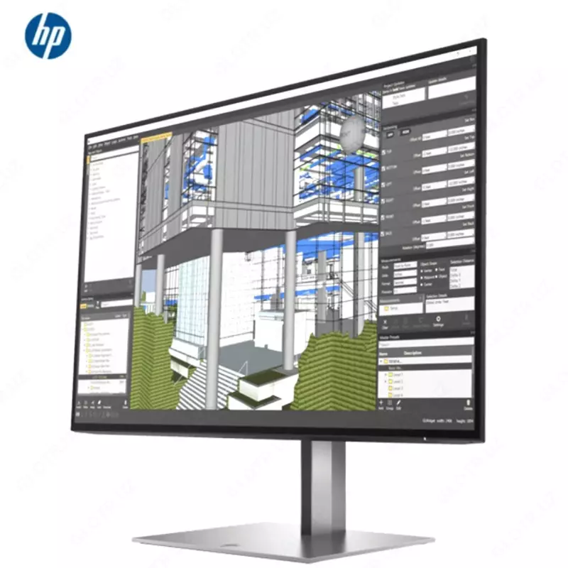 Монитор HP - 24" Z24u G3 USB-C Monitor, IPS, 4mc, 60Hz, FHD (1920x1080), HDMI, DisplayPort, TypeC, Silver