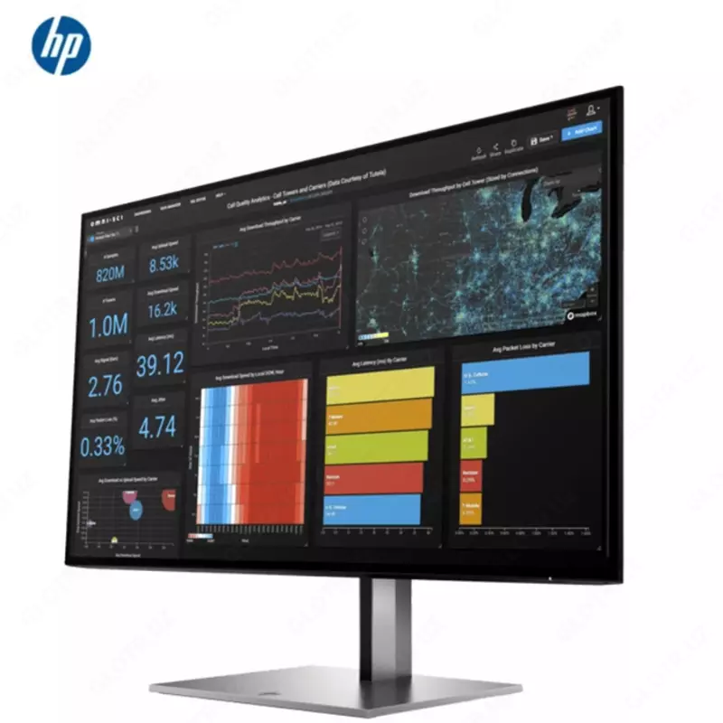 Монитор HP - 27" Z27q G3 Monitor, IPS, 5mc, 60Hz, QHD (2560x1440), HDMI, DisplayPort, Silver