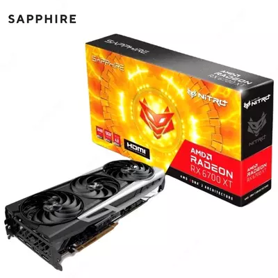 Видеокарта Sapphire - 12GB AMD Radeon RX6700XT Nitro