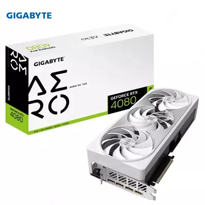 Видеокарта Gigabyte - 16GB GeForce RTX4080 AERO OC GV-N4080AERO OC-16GD