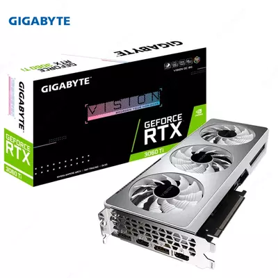 Видеокарта Gigabyte - 8GB GeForce RTX 3060Ti VISION OC GV-N306TVISION OC-8GD