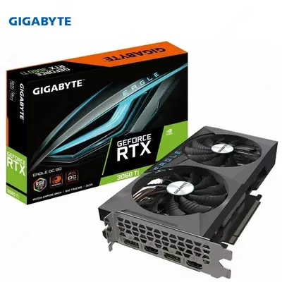 Видеокарта Gigabyte - 8GB GeForce RTX 3060Ti EAGLE OC GV-N306TEAGLE OC-8GD
