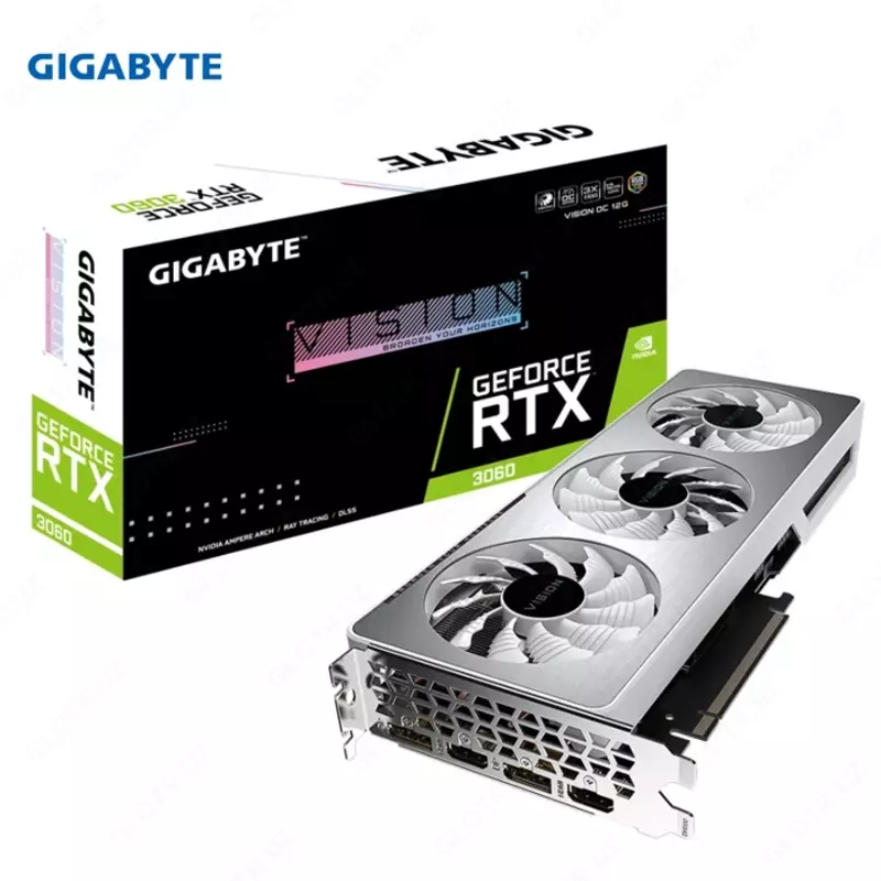 Видеокарта Gigabyte - 12GB GeForce RTX 3060 VISION OC (GV-N3060VISION OC-12GD)